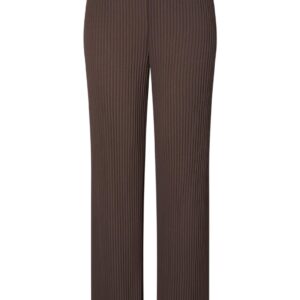 YAS - Bukser - Alisa HW Pant - Chocolate Brown