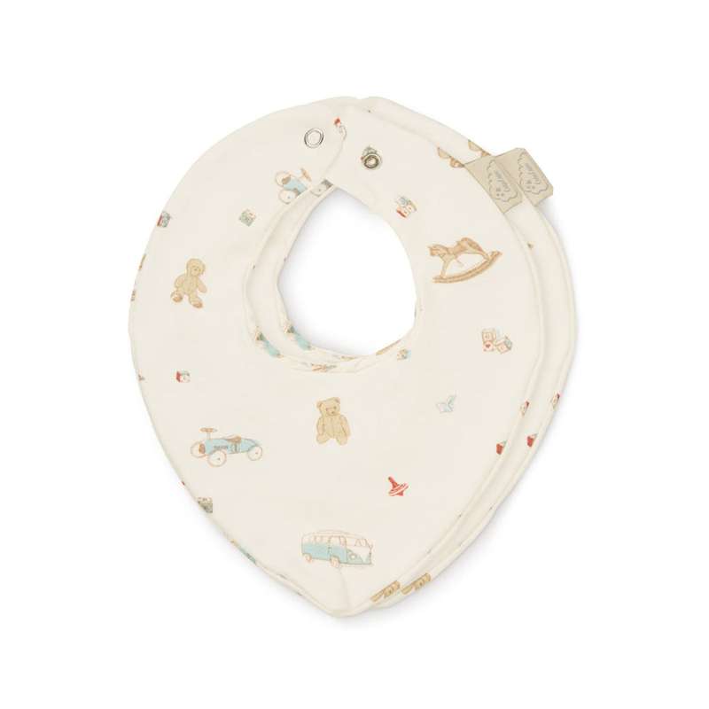 Cam Cam Copenhagen Bandana Savlesmæk - 2-pak - GOTS - Vintage Toys Cam Cam Copenhagen Bandana Savlesmæk - 2-pak - GOTS - Vintage Toys