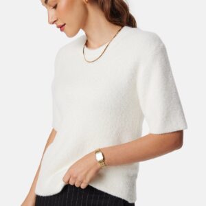 Fluffy Knitted Short Sleeve