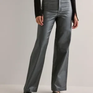 JDY - Sølv - Jdythunder Hw Wide Pant Pnt