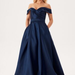 Mikado Evening Dress With Carmen