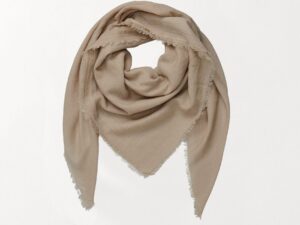 Mill Uld Tørklæde - Beige