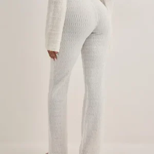 Nelly - Hvid - Elegant Structure Pants