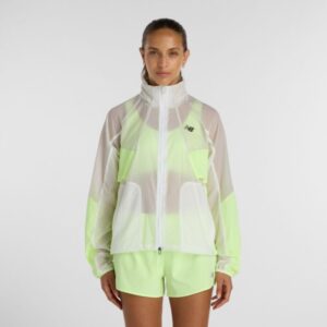 New Balance RC Jacket Str. L Hvid Dame