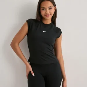 Nike - Sort - W Nsw Chill Knit Rib Ss Top