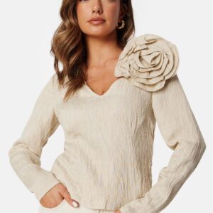 Viflowery Short L/S V-Neck