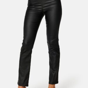Alicia coated straight leg trousers