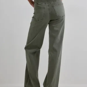Only - Grøn - Onljuicy-Missouri Hw Wide Pant Pnt