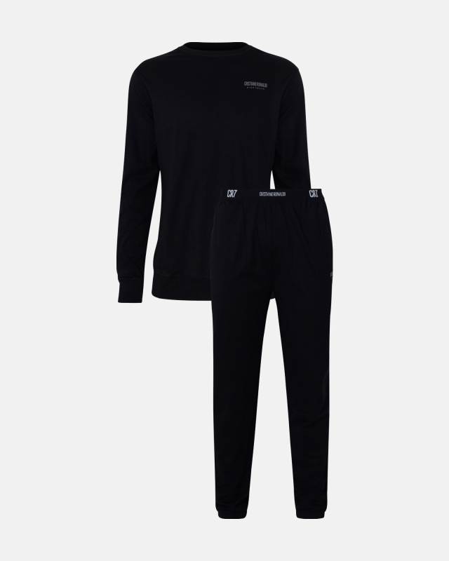 Pyjamas | 100% bomuld | Sort Pyjamas | 100% bomuld | Sort