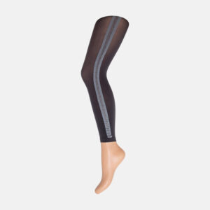 3/4 leggings "lurex strip" | 50 denier | Grå