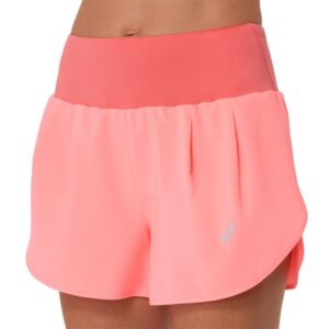 ASICS Road 3.5 Inch Shorts Str. L Orange Dame
