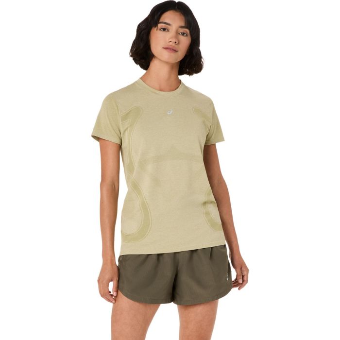 ASICS Seamless SS Top Str. L Brun Dame ASICS Seamless SS Top Str. L Brun Dame