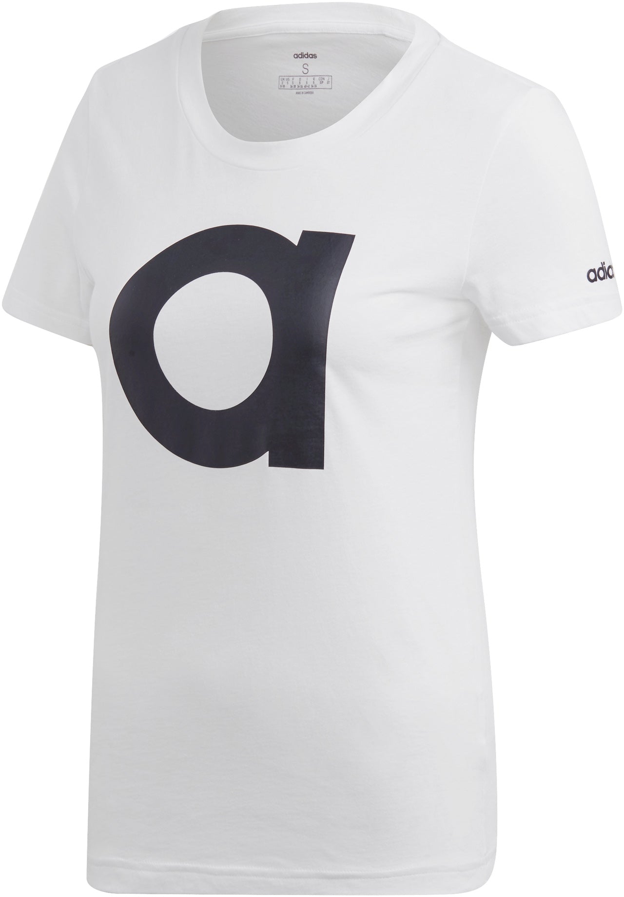Adidas Essentials Brand Tee Dame Xs Hvid Adidas Essentials Brand Tee Dame Xs Hvid
