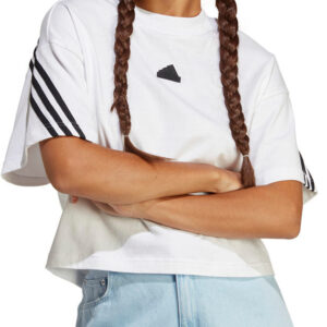 Adidas Future Icons 3stripes Tshirt Dame Hvid