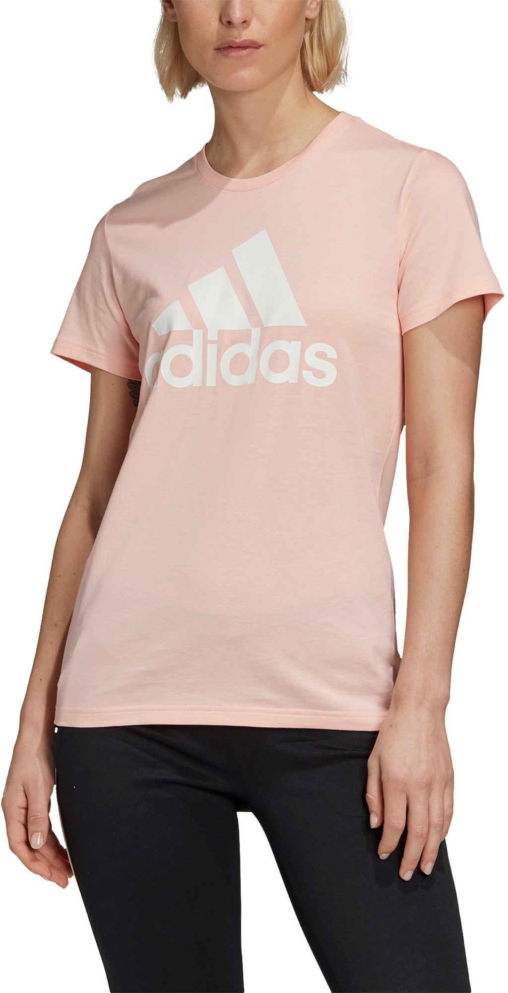 Adidas Must Haves Badge Of Sport Tshirt Dame Xs Pink Adidas Must Haves Badge Of Sport Tshirt Dame Xs Pink