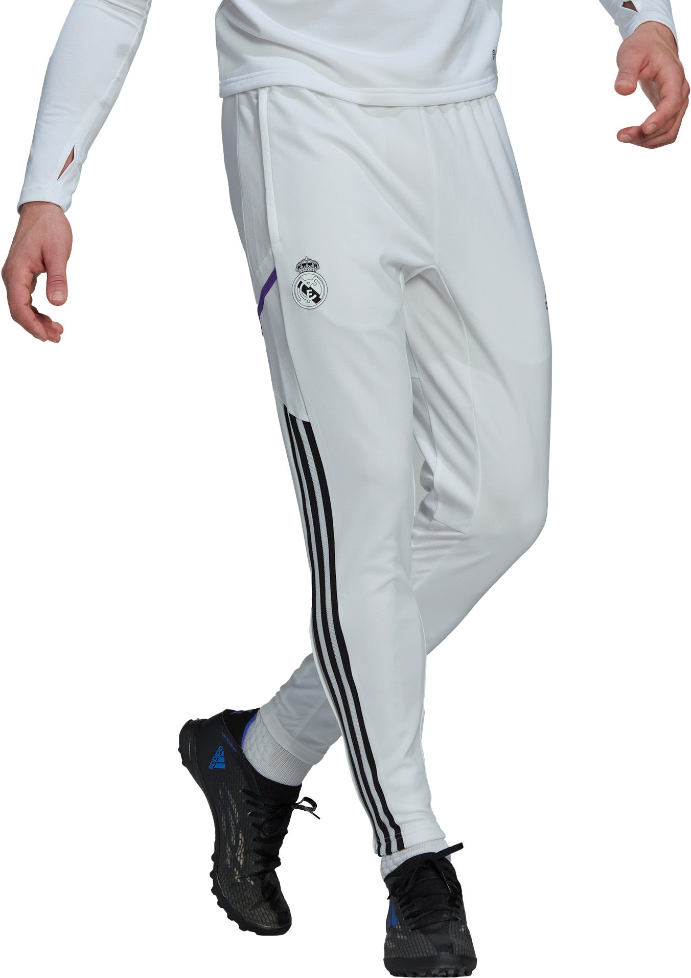 Adidas Real Madrid Condivo 22 Bukser Herre Hvid Adidas Real Madrid Condivo 22 Bukser Herre Hvid