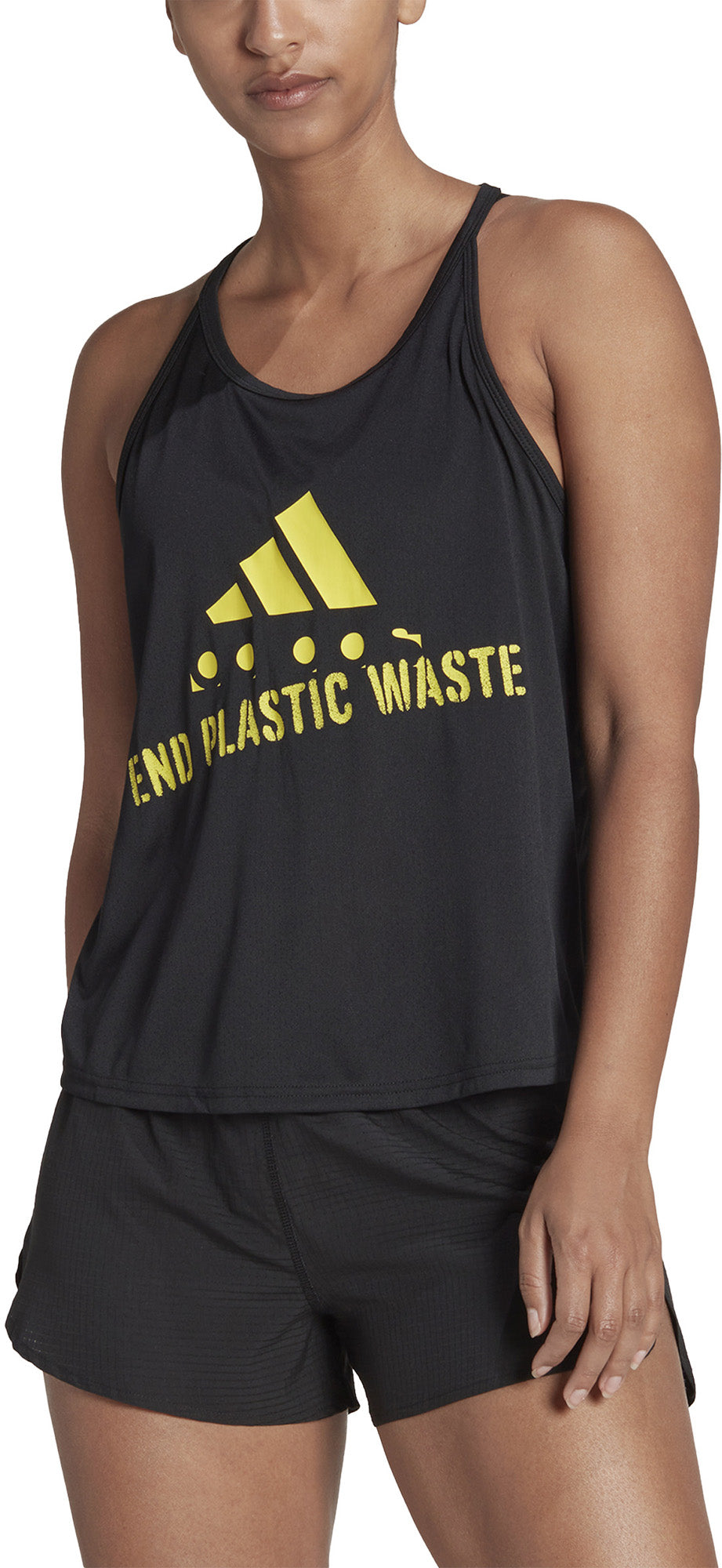 Adidas Run Fast Graphic Løbetop Dame Sort Adidas Run Fast Graphic Løbetop Dame Sort