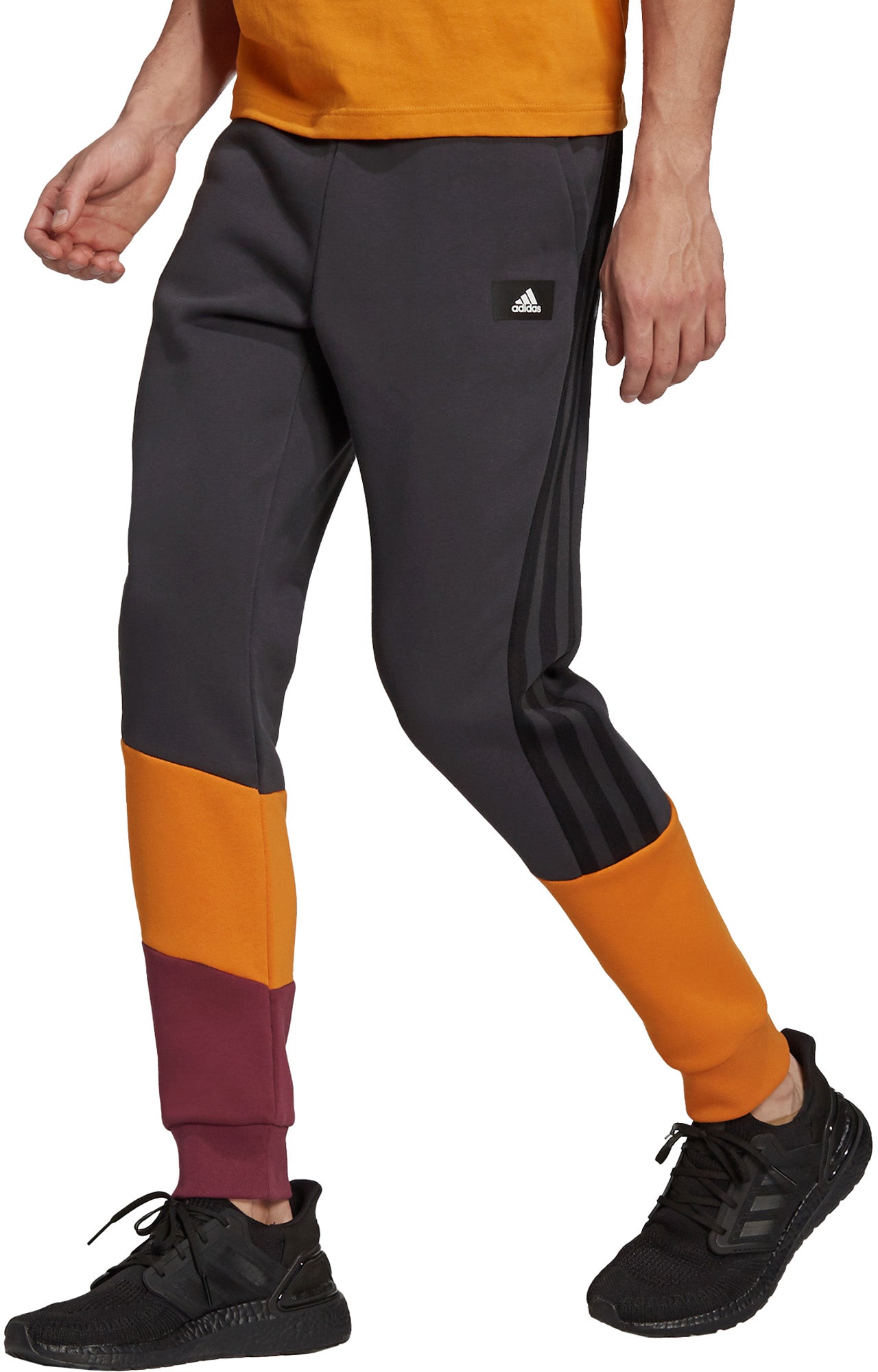 Adidas Sportswear Colorblock Joggingbukser Herre Grå Adidas Sportswear Colorblock Joggingbukser Herre Grå