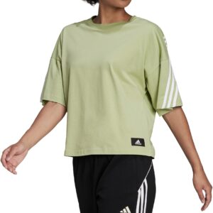 Adidas Sportswear Future Icons 3stripes Tshirt Dame Xs Grøn