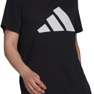 Adidas Sportswear Future Icons Logo Tshirt Dame Xs Sort