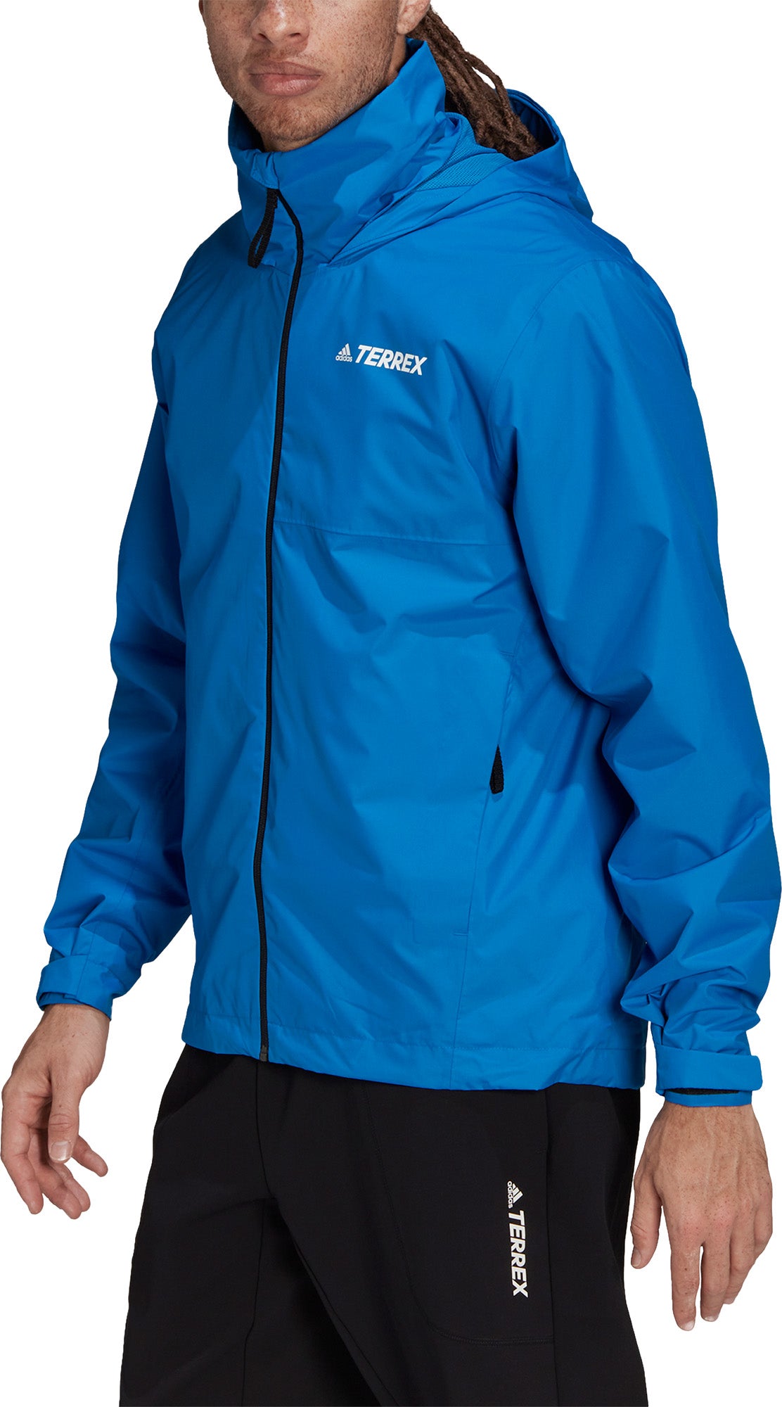 Adidas Terrex Multi Rain.rdy Primegreen Twolayer Regnjakke Herre Blå Adidas Terrex Multi Rain.rdy Primegreen Twolayer Regnjakke Herre Blå