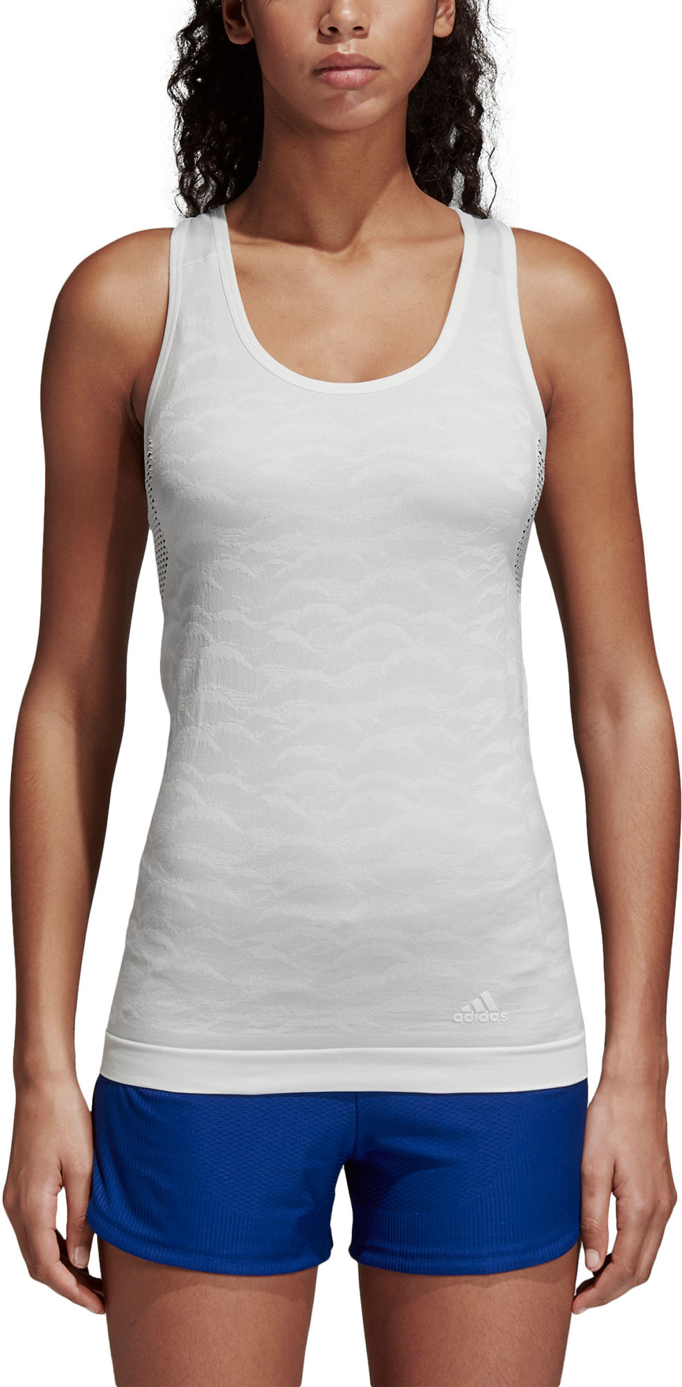 Adidas Ultra Primeknit Parley Tank Top Dame Xs Hvid Adidas Ultra Primeknit Parley Tank Top Dame Xs Hvid