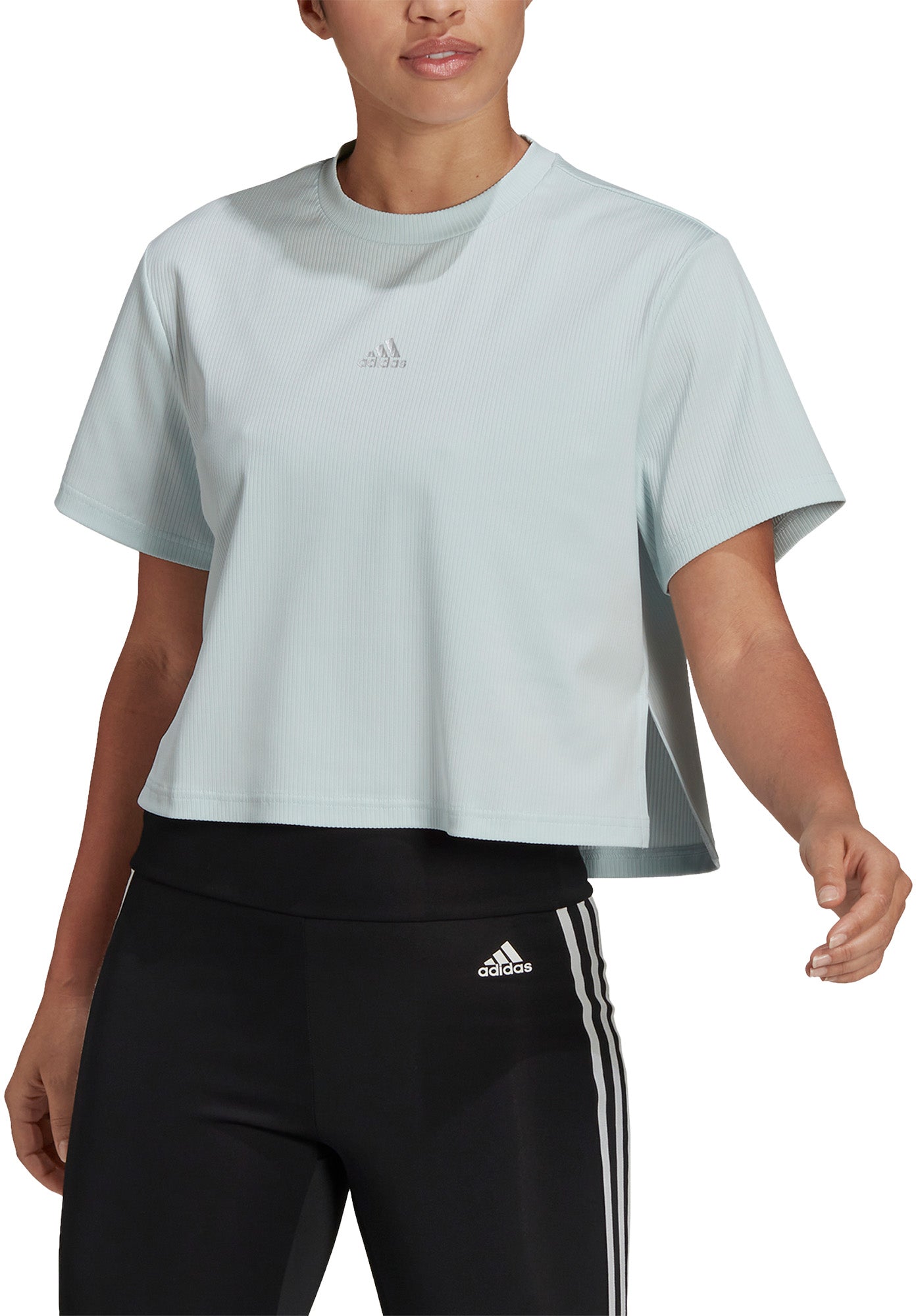 Adidas X Zoe Saldana Tshirt Dame Blå Adidas X Zoe Saldana Tshirt Dame Blå