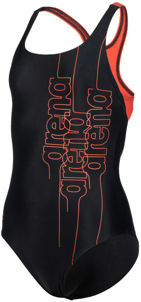 Arena Pro Back Graphic Badedragt Dame 89 Sort Arena Pro Back Graphic Badedragt Dame 89 Sort