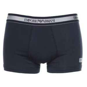 Armani Organic Cotton Stretch Trunk Marineblå bomuld Medium Herre