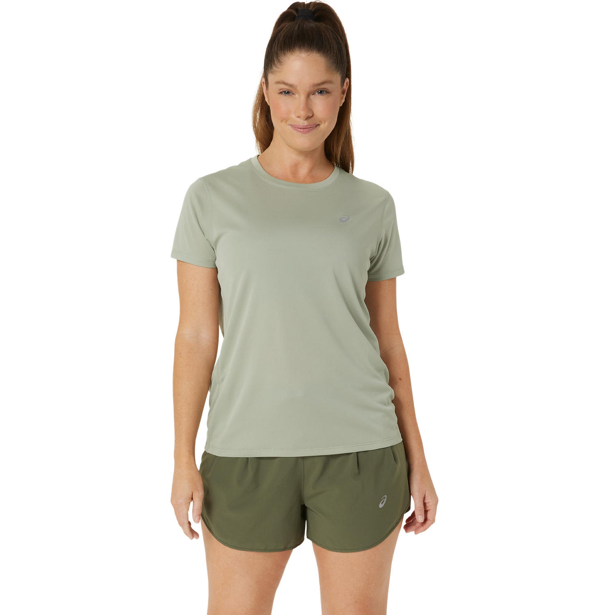 Asics Core Tshirt Dame Grøn Asics Core Tshirt Dame Grøn