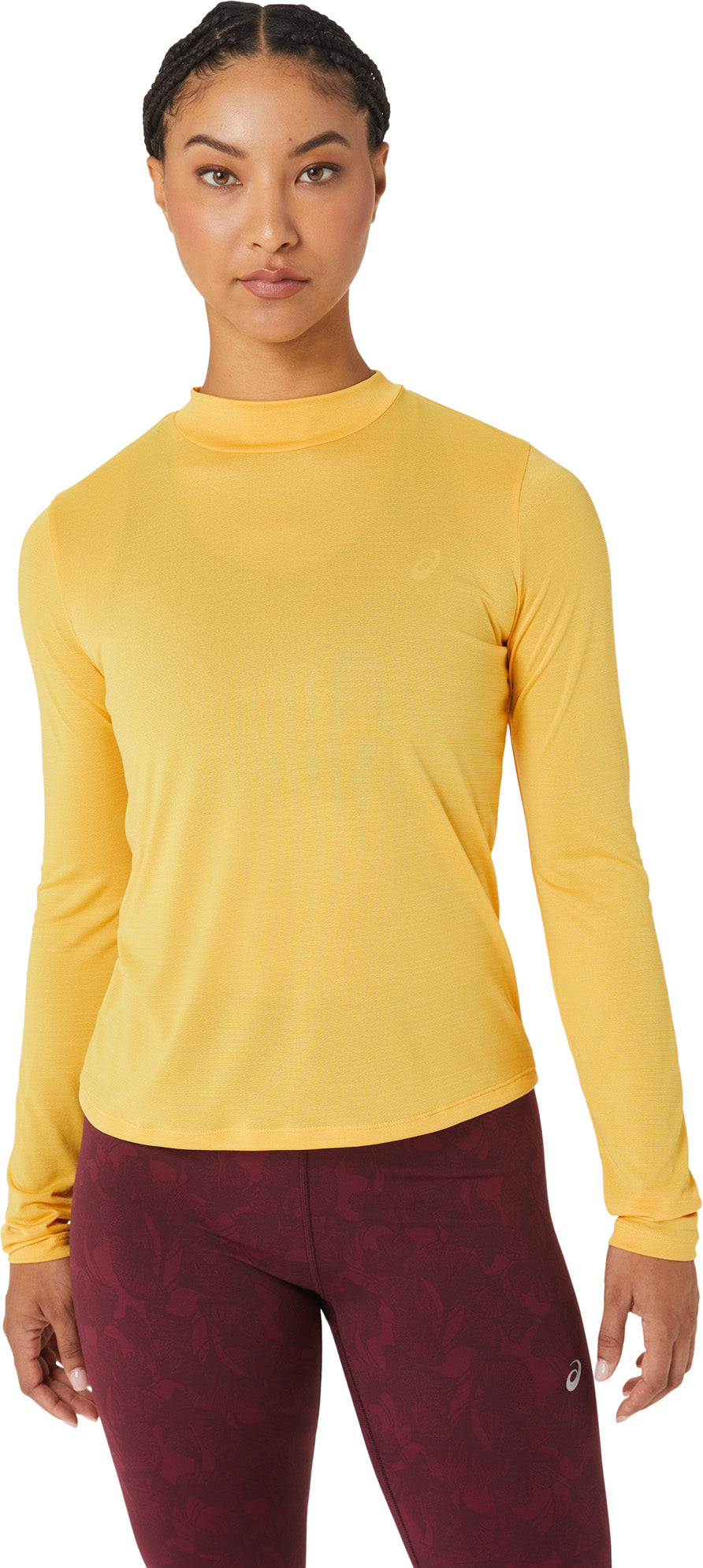 Asics Runkoyo Mock Neck Løbetrøje Dame Orange Asics Runkoyo Mock Neck Løbetrøje Dame Orange