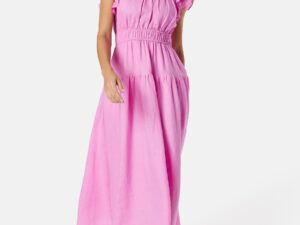 Athena Ruffle Midi Dress