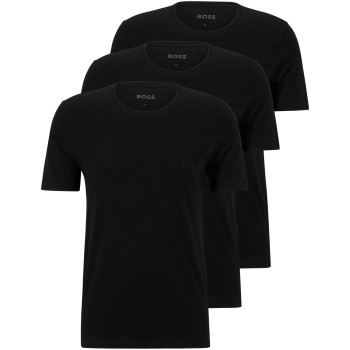 BOSS 3P Classic Crew Neck T-shirt Sort bomuld Small Herre BOSS 3P Classic Crew Neck T-shirt Sort bomuld Small Herre