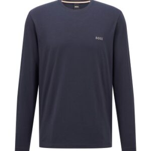 BOSS Mix and Match Long Sleeve Shirt Mørkblå bomuld Small Herre