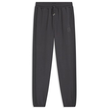 BOSS Patch Pants Mørkgrå bomuld Medium Herre BOSS Patch Pants Mørkgrå bomuld Medium Herre