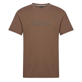 BOSS T Shirt RN Brun bomuld Small Herre BOSS T Shirt RN Brun bomuld Small Herre