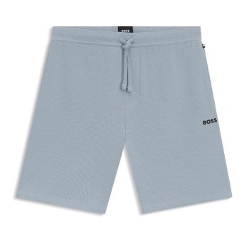 BOSS Waffle Nightwear Shorts Lyseblå Medium Herre BOSS Waffle Nightwear Shorts Lyseblå Medium Herre