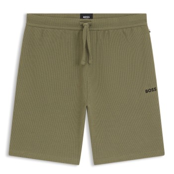 BOSS Waffle Nightwear Shorts Lysegrøn Small Herre BOSS Waffle Nightwear Shorts Lysegrøn Small Herre