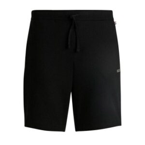 BOSS Waffle Nightwear Shorts Sort Small Herre