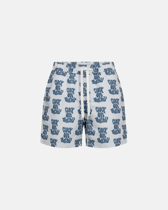 Badeshorts "willy" | 100% polyester | Blå m. mønster Badeshorts "willy" | 100% polyester | Blå m. mønster