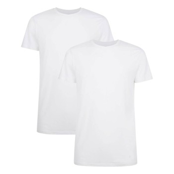 Bamboo basics 2P Ruben T-Shirt Round Neck Hvid Small Herre Bamboo basics 2P Ruben T-Shirt Round Neck Hvid Small Herre