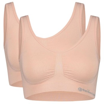 Bamboo basics BH 2P Nova Seamless Bra Rosa Small Dame Bamboo basics BH 2P Nova Seamless Bra Rosa Small Dame
