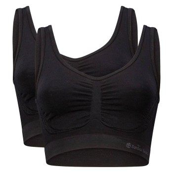 Bamboo basics BH 2P Nova Seamless Bra Sort Small Dame Bamboo basics BH 2P Nova Seamless Bra Sort Small Dame