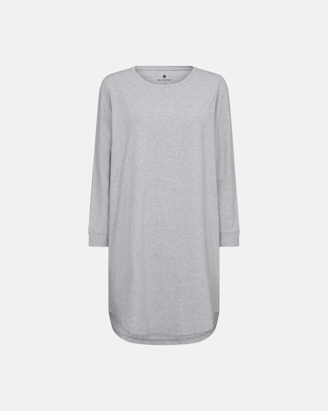 Big shirt m. lange ærmer | Bambusviskose | Grå Big shirt m. lange ærmer | Bambusviskose | Grå