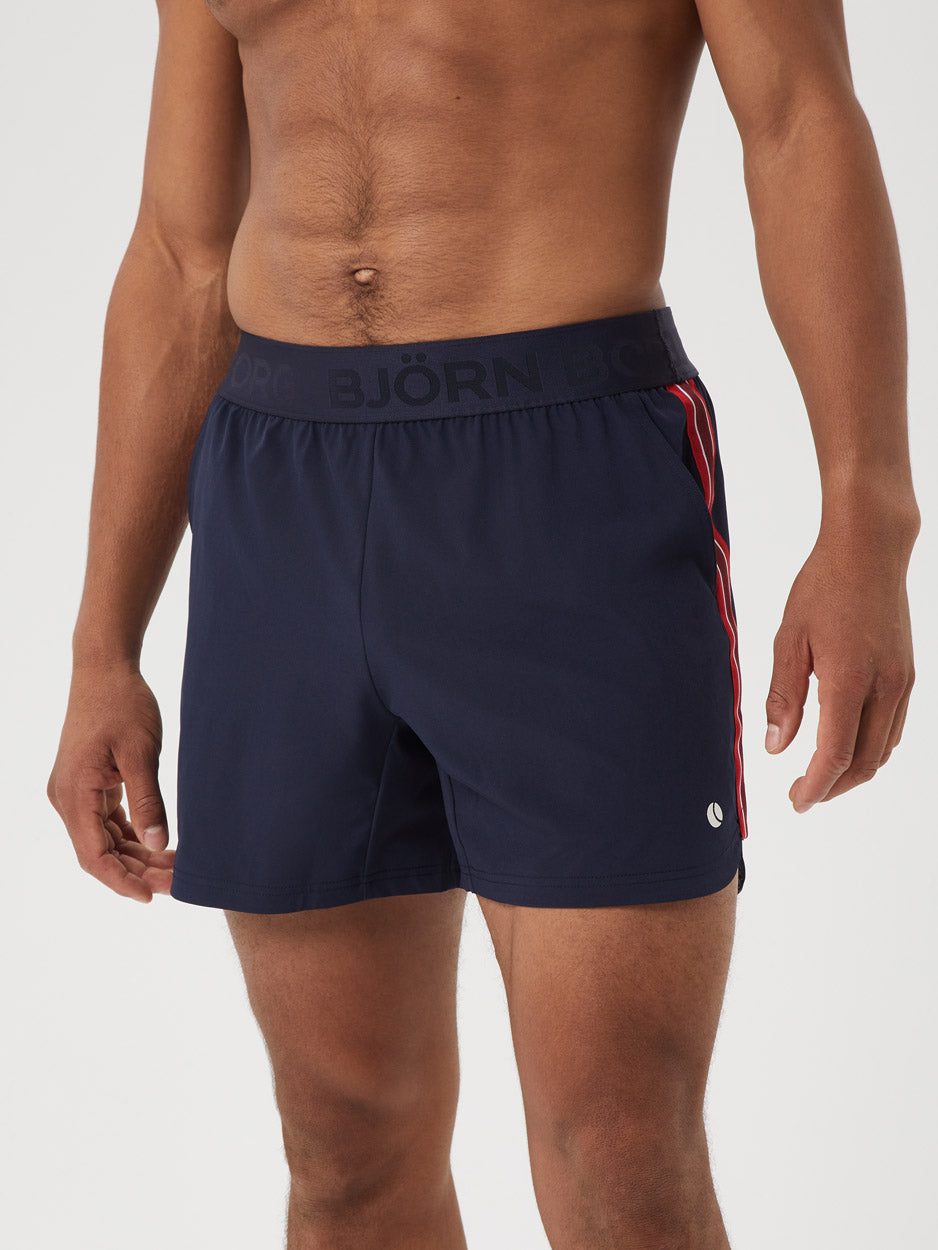 Björn Borg Ace Retro Short Shorts Herre L Blå Björn Borg Ace Retro Short Shorts Herre L Blå