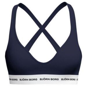 Björn Borg BH Logo Bralette Marineblå bomuld Small Dame
