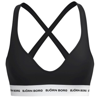 Björn Borg BH Logo Bralette Sort bomuld Small Dame Björn Borg BH Logo Bralette Sort bomuld Small Dame