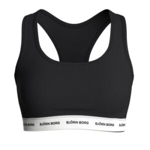 Björn Borg BH Logo Soft Top Sort bomuld Small Dame