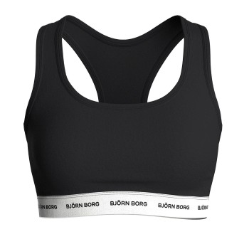 Björn Borg BH Logo Soft Top Sort bomuld Small Dame Björn Borg BH Logo Soft Top Sort bomuld Small Dame