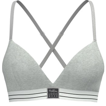 Björn Borg BH Original Triangle Bra Grå bomuld Small Dame Björn Borg BH Original Triangle Bra Grå bomuld Small Dame